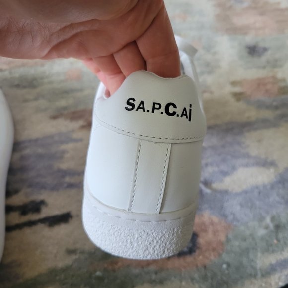 A.P.C. white leather sneakers - Picture 6 of 9